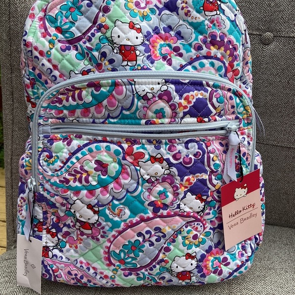🫧Last 1! NWT Vera Bradley x Hello Kitty🫧 Limited Edition Campus Backpack - Picture 5 of 8